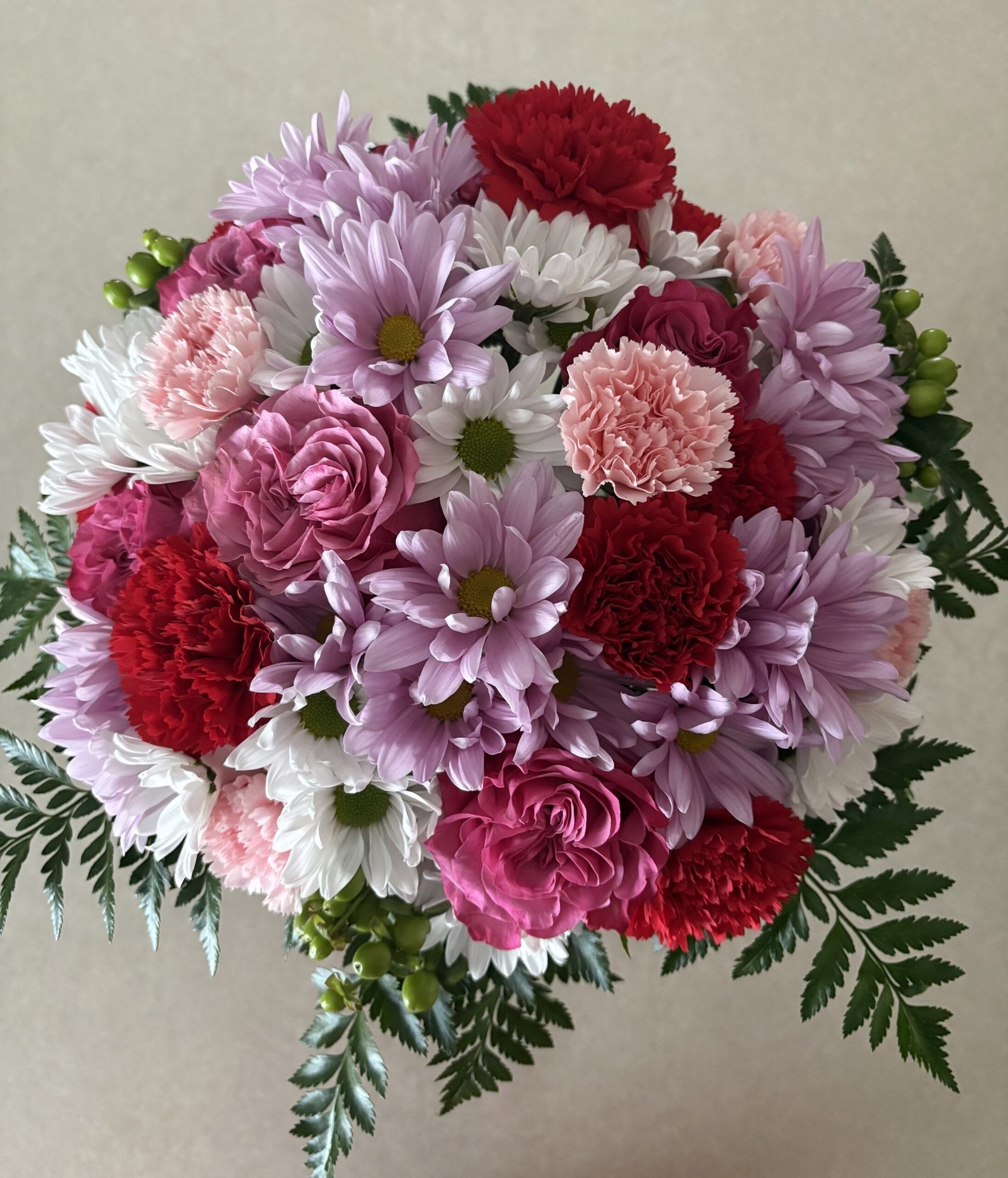 A hand-wrapped Country Girl floral bouquet